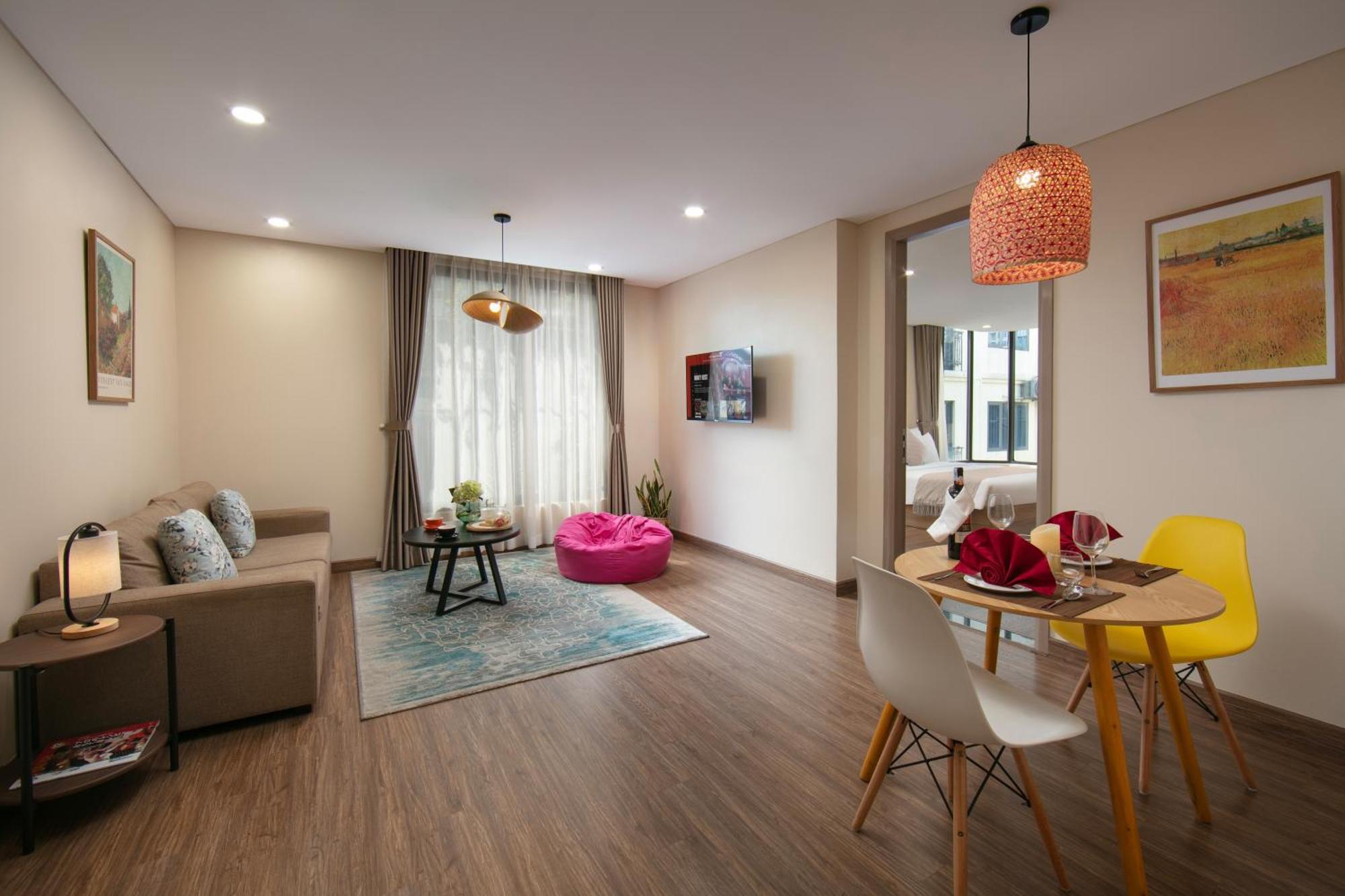 Hb Serviced Apartment - Lac Long Quan Hanoi Exterior photo