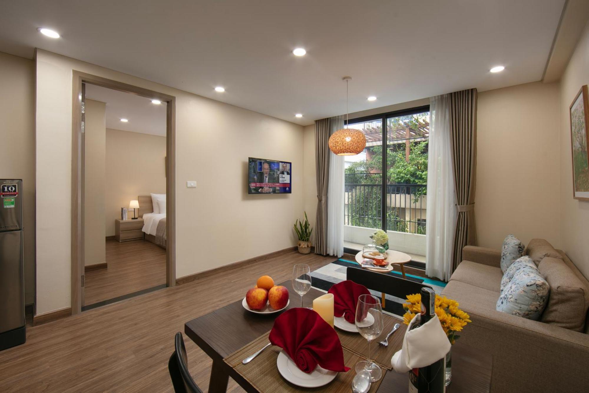 Hb Serviced Apartment - Lac Long Quan Hanoi Exterior photo